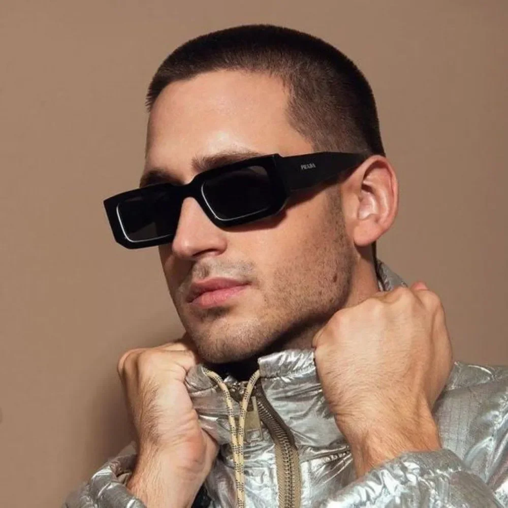 💯 NEW PRADA PR06YS 09Q5S0 BLACK GREY SUNGLASSES - Picture 9 of 13